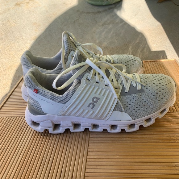 On Running Cloudswift Women's Athletic Shoes - Glacier White - Picture 8 of 16